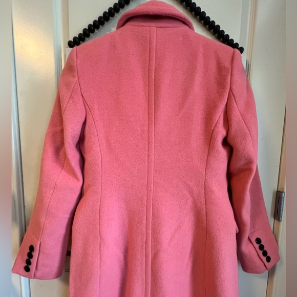 AVEC LES FILLES Wool Double Breasted Coat Retro Pink Jacket Small 4 6 NWT 💖 - Picture 6 of 16